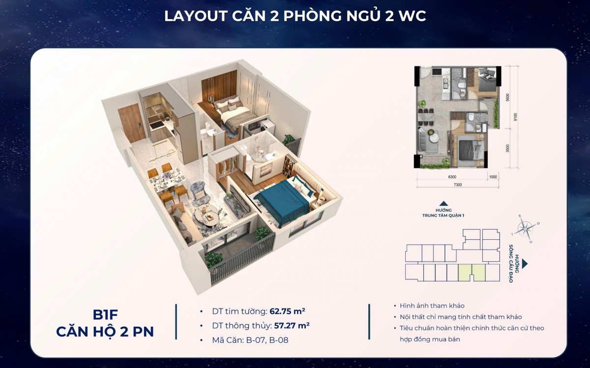 Mặt bằng tháp Gali Khải Hoàn Prime